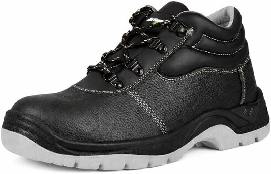 S3 SRC Safety Shoes for Men and Women – Steel Toe Shoes, Anti-Puncture Sole, Non-Slip, Breathable Work Shoes for Men and Women, Professional Work Safety Shoes