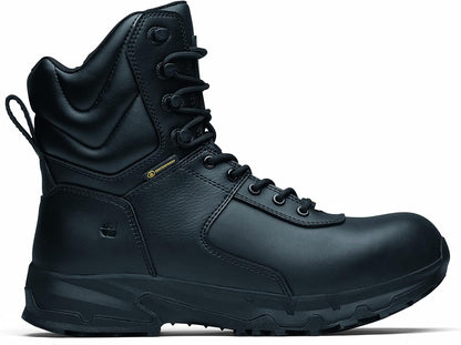 Shoes for Crews Guard High, Safety Shoes CE Certified S3 HRO WR SRC, Unisex Work Boots with Slip Resistant Outsole, Water Repellent Safe Work Shoes for Men and Women