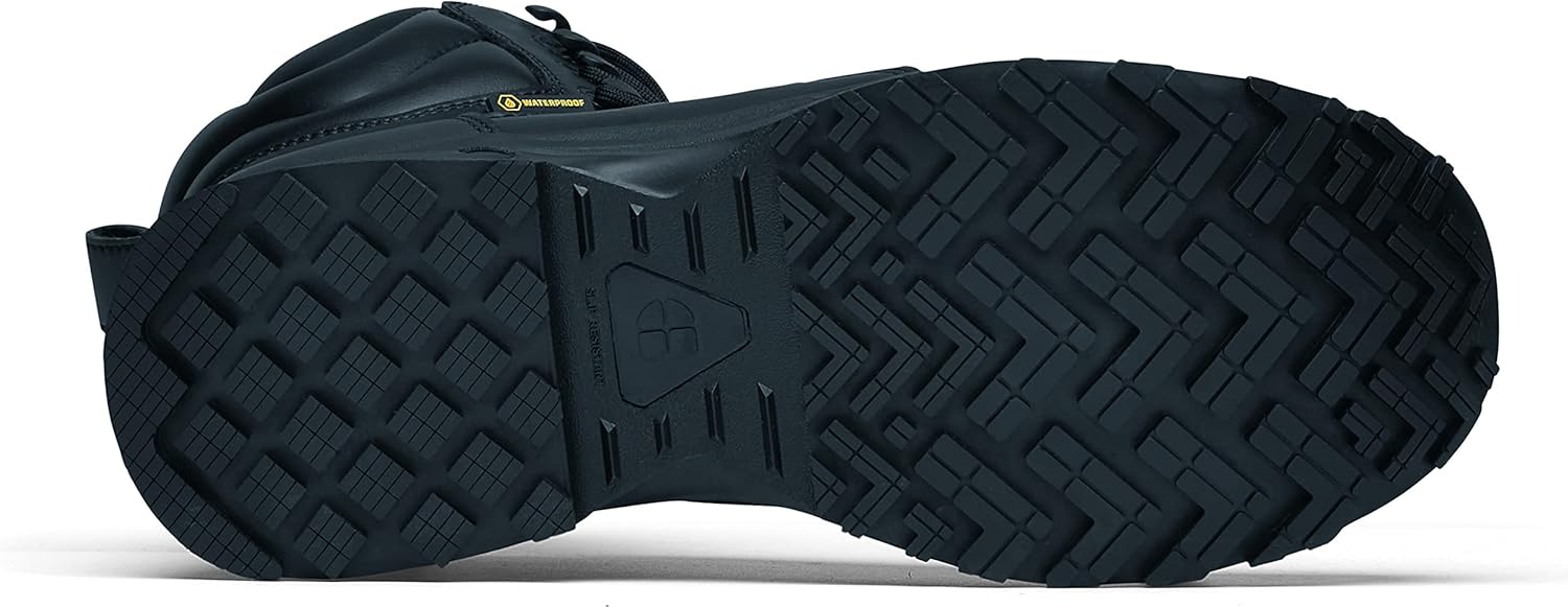 Shoes for Crews Guard High, Safety Shoes CE Certified S3 HRO WR SRC, Unisex Work Boots with Slip Resistant Outsole, Water Repellent Safe Work Shoes for Men and Women