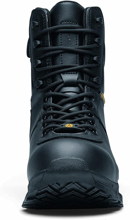 Shoes for Crews Guard High, Safety Shoes CE Certified S3 HRO WR SRC, Unisex Work Boots with Slip Resistant Outsole, Water Repellent Safe Work Shoes for Men and Women