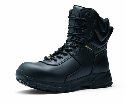 Shoes for Crews Guard High, Safety Shoes CE Certified S3 HRO WR SRC, Unisex Work Boots with Slip Resistant Outsole, Water Repellent Safe Work Shoes for Men and Women